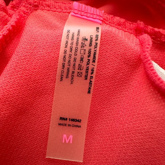 NWOT Coral Lace Cutout One Piece Swimsuit Women's Size Medium - Picture 6 of 12